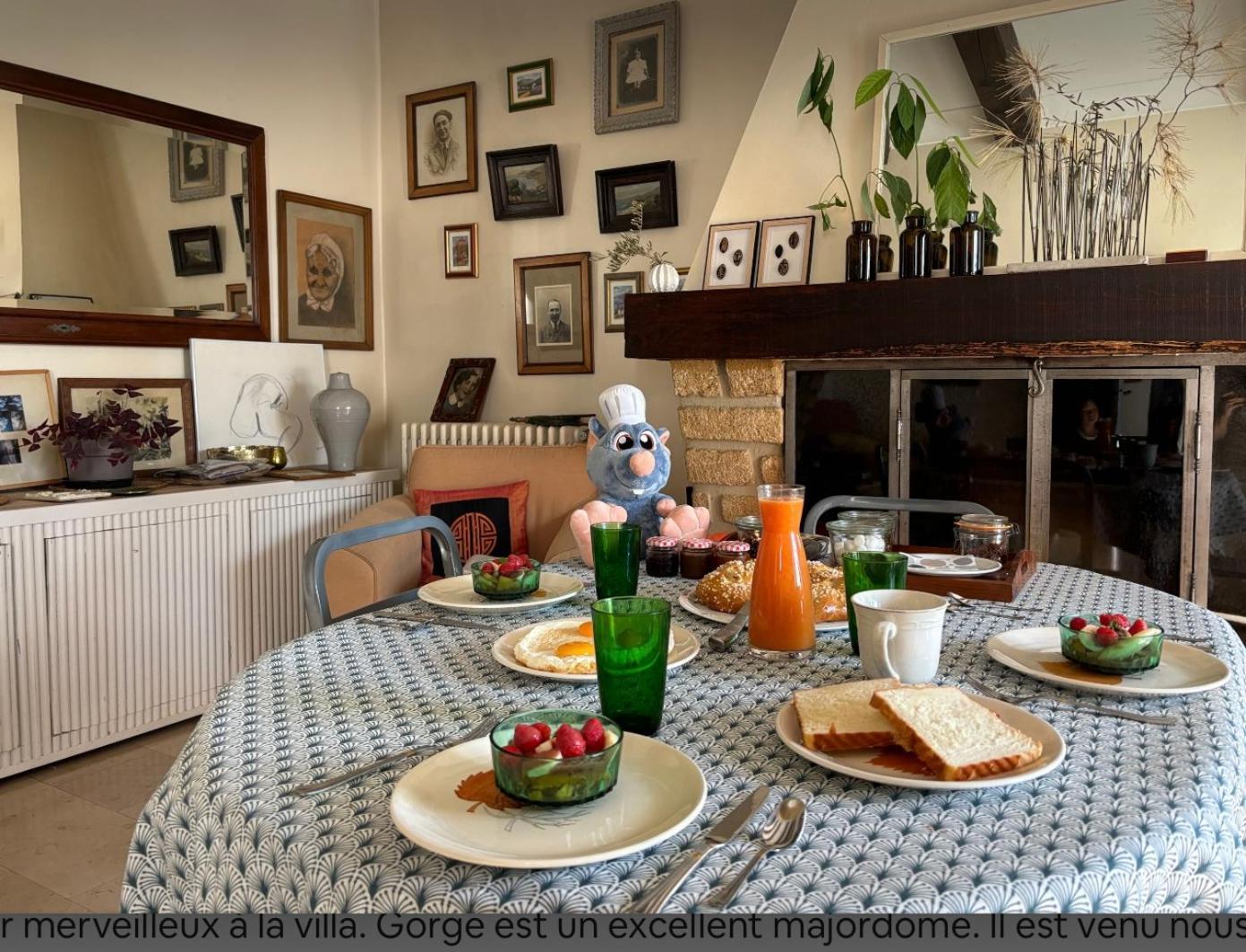 La Villa Plaisance - Maison Et Chambres D Hotes A Proximite De Chateaneuf-Du-Pape Bédarrides Esterno foto